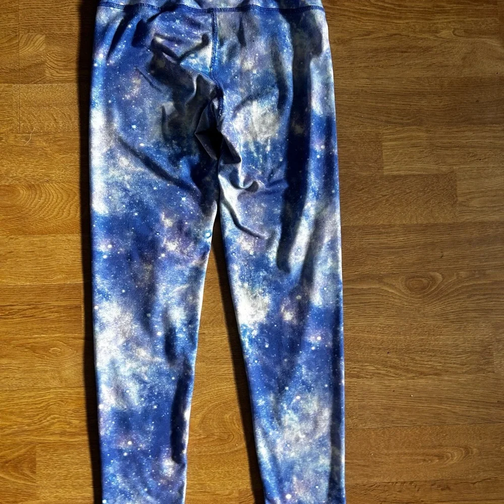 Eddie Bauer Cosmic Blue Girls Leggings size 10/12